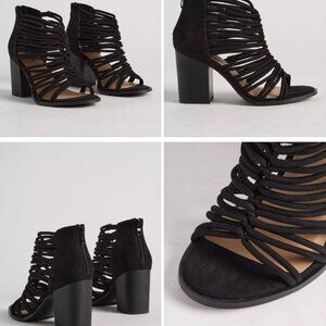 NWT Torrid Caged Block Heel Sandal (WW)